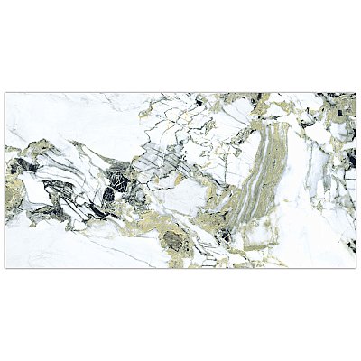 Touche Jade 23-1/2" x 47-1/8" Porcelain Floor and Wall Tile - 2 Tiles Per Case - 15.44 Square Feet