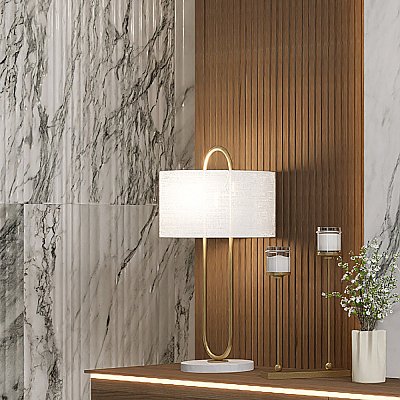 Touche Pleated Deco Zebre 23-1/2" x 47-1/8" Porcelain Floor and Wall Tile - 2 Tiles Per Case - 15.44 Square Feet