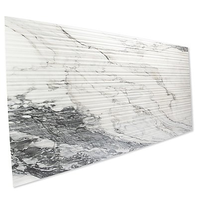 Touche Pleated Deco Zebre 23-1/2" x 47-1/8" Porcelain Floor and Wall Tile - 2 Tiles Per Case - 15.44 Square Feet