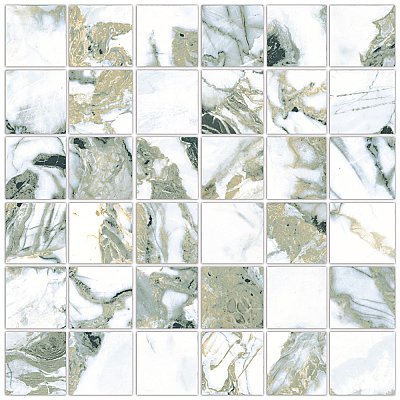 Touche 2" Square Jade 11-3/4" x 11-3/4" Porcelain Mosaic Tile - 1 Tiles Per Case - 0.98 Square Feet