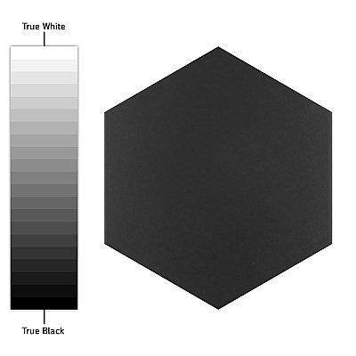 Apini Hex Matte Black 9-1/8" x 10-1/2" Porc Floor & Wall Tile - Sold Per Case of 14 - 7.14 Sq. Ft.