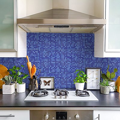 Indico Cobalto 13-1/8" x 13-1/8" Porcelain Floor & Wall Tile -9 Tiles Per Case - 10.98 Sq. Ft.