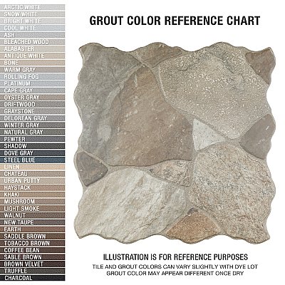 Canet Gris 17" x 17" Porcelain Floor & Wall Tile - Sold Per Case of 6 - 12.24 Sq. Ft.
