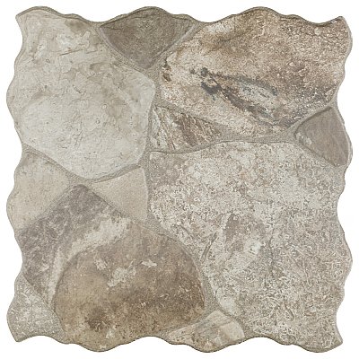 Canet Gris 17" x 17" Porcelain Floor & Wall Tile - Sold Per Case of 6 - 12.24 Sq. Ft.