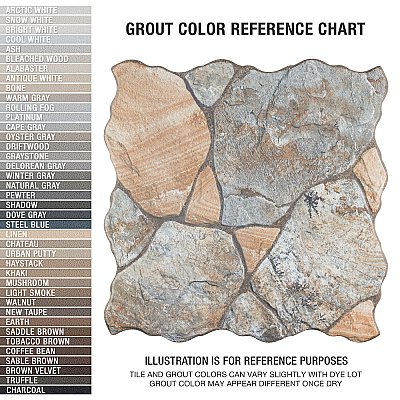 Canet Marron 17" x 17" Porcelain Floor & Wall Tile - Sold Per Case of 6 - 12.24 Sq. Ft.