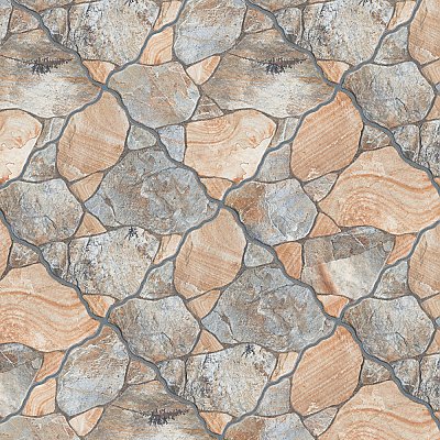 Canet Marron 17" x 17" Porcelain Floor & Wall Tile - Sold Per Case of 6 - 12.24 Sq. Ft.