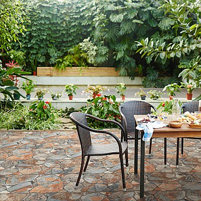 Canet Oxido 17" x 17" Porcelain Floor & Wall Tile - Sold Per Case of 6 - 12.24 Sq. Ft.