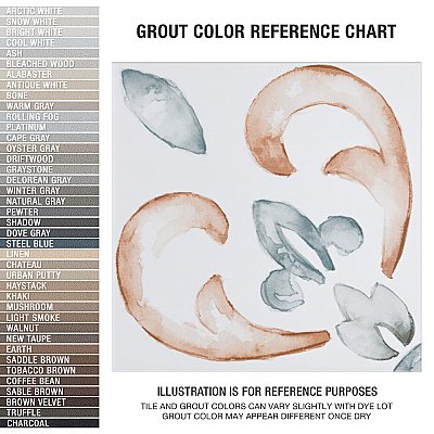 Saint Germain Chaud Deco Flore 5-3/4" x 5-3/4" Porcelain Floor & Wall Tile - 10.46 Sq. Ft - 44 Tiles Per Case