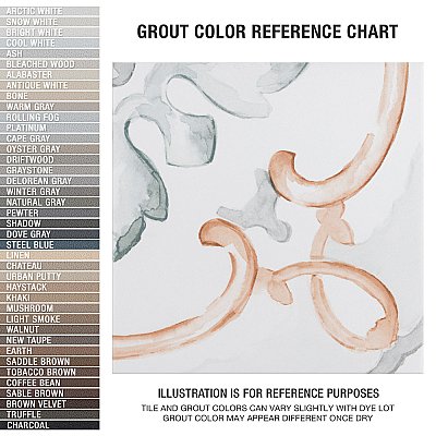Saint Germain Chaud Deco Jules 5-3/4" x 5-3/4" Porcelain Floor & Wall Tile - 10.46 Sq. Ft - 44 Tiles Per Case