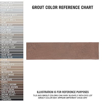 Heritage Wine 2-3/8" x  9-5/8" Porcelain Floor & Wall Tile - 34 Tiles Per Case - 5.78 Sq. Ft.