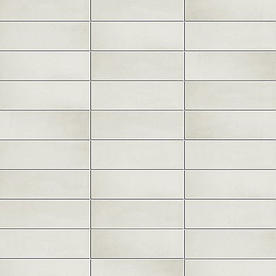 Coco Matte Cloud White 2" x 5-7/8" Porcelain Floor & Wall Tile - 66 Tiles Per Case - 5.94 Sq. Ft.
