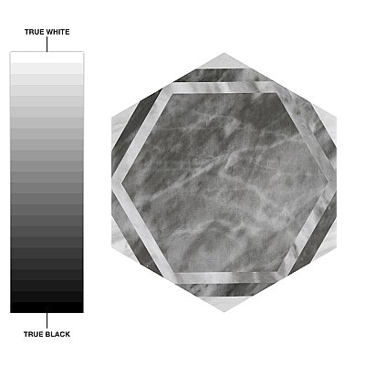 Classico Bardiglio Hex Dimension Dark 7" x 8" Porcelain Floor & Wall Tile - Per Case of 25 - 7.50 Sq. Ft.