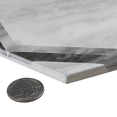 Classico Bardiglio Hex Dimension Light 7" x 8" Porcelain Floor & Wall Tile - Per Case of 25 - 7.50 Sq. Ft.