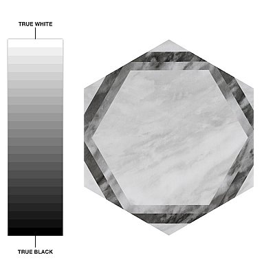 Classico Bardiglio Hex Dimension Light 7" x 8" Porcelain Floor & Wall Tile - Per Case of 25 - 7.50 Sq. Ft.