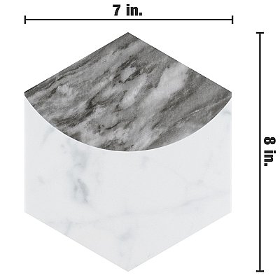 Classico Bardiglio Hex Moon Dark 7" x 8" Porcelain Floor & Wall Tile - Per Case of 25 - 7.50 Sq. Ft.