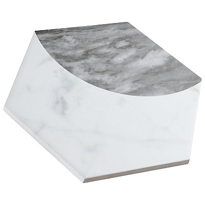 Classico Bardiglio Hex Moon Dark 7" x 8" Porcelain Floor & Wall Tile - Per Case of 25 - 7.50 Sq. Ft.