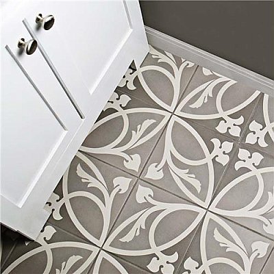 Caprice Liberty Taupe 7-7/8" x 7-7/8" Porcelain Tile - Brown/Tan- Per Case of 25 - 11.46 Square Feet