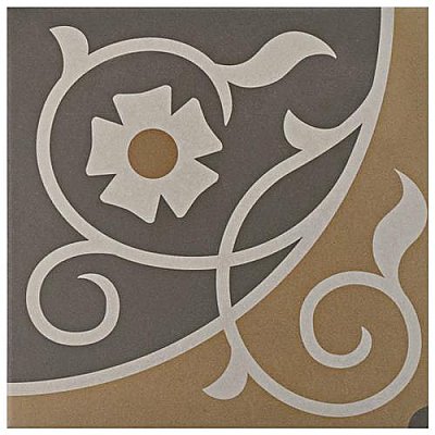Caprice Loire 7-7/8" x 7-7/8" Porcelain Tile - Beige/Cream - Per Case of 25 - 11.46 Square Feet