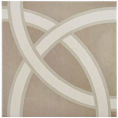 Caprice Pastel Loop 7-7/8" x 7-7/8" Porcelain Tile - Beige/Cream- Per Case of 25 - 11.46 Square Feet