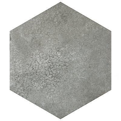 Heritage Hex Shadow 7" x 8" Porcelain Floor & Wall Tile - 25 Tiles Per Case - 7.5 Sq. Ft.
