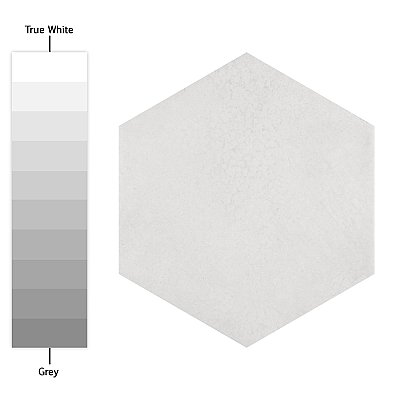 Heritage Hex Snow 7" x 8" Porcelain Floor & Wall Tile - 25 Tiles Per Case - 7.5 Sq. Ft.