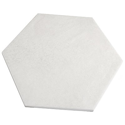Heritage Hex Snow 7" x 8" Porcelain Floor & Wall Tile - 25 Tiles Per Case - 7.5 Sq. Ft.