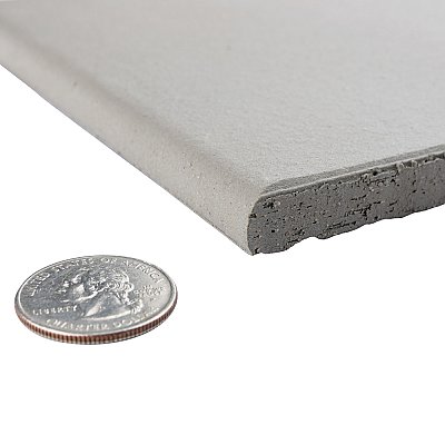 Quarry Grey 5-7/8" x  5-7/8" Ceramic Edge 15 Floor & Wall Quarry Tile - 1 Tiles Per Case - 0.26 Sq. Ft.