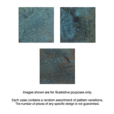 Ocean Green River 6" x 6" Porcelain Floor & Wall Tile - 32 Tiles Per Case - 8.32 Sq. Ft.