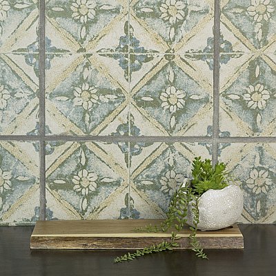 Quarry Retro Blanco 2 Dafodil 12-3/4" x 12-3/4" Ceramic Floor & Wall Quarry Tile - 1 Tiles Per Case - 1.16 Sq. Ft.