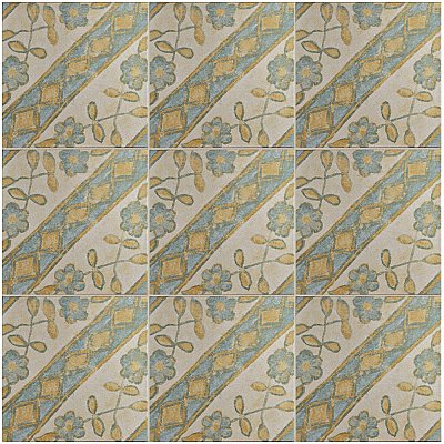 Quarry Retro Blanco 6 Aubrieta 12-3/4" x 12-3/4" Ceramic Floor & Wall Quarry Tile - 1 Tiles Per Case - 1.16 Sq. Ft.