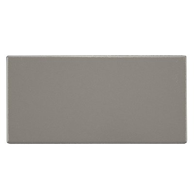 Piscina Brick Glossy Dark Grey 9-5/8" x 19-1/2" Porcelain Floor and Wall Tile - 8 Tiles Per Case - 10.64 Square Feet