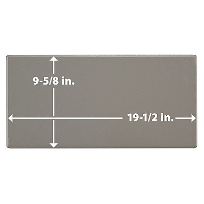 Piscina Brick Glossy Dark Grey 9-5/8" x 19-1/2" Porcelain Floor and Wall Tile - 8 Tiles Per Case - 10.64 Square Feet