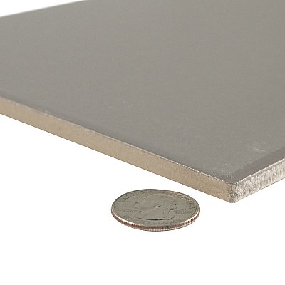 Piscina Brick Glossy Dark Grey 9-5/8" x 19-1/2" Porcelain Floor and Wall Tile - 8 Tiles Per Case - 10.64 Square Feet
