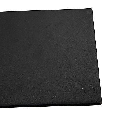 Piscina Brick Matte Nero 9-5/8" x 19-1/2" Porcelain Floor and Wall Tile - 8 Tiles Per Case - 10.64 Square Feet