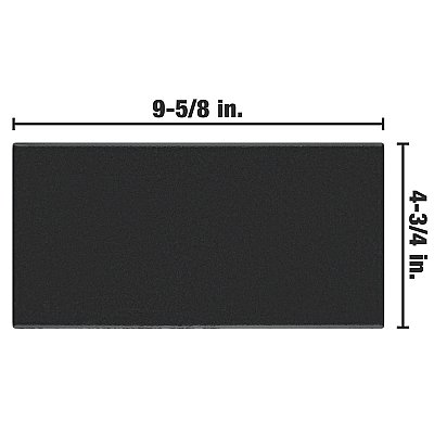 Piscina Brick Nero Brillo 4-3/4" x  9-5/8" Porcelain Floor & Wall Tile -34 Tiles Per Case - 11.22 Sq. Ft.