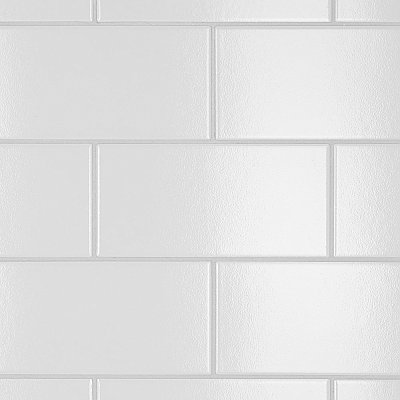 Piscina Brick Blanco Brillo 4-3/4" x 9-5/8" Porcelain Floor & Wall Tile - 34 Tiles Per Case - 11.22 Sq. Ft.