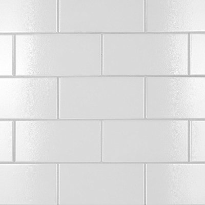 Piscina Brick Blanco Brillo 4-3/4" x 9-5/8" Porcelain Floor & Wall Tile - 34 Tiles Per Case - 11.22 Sq. Ft.