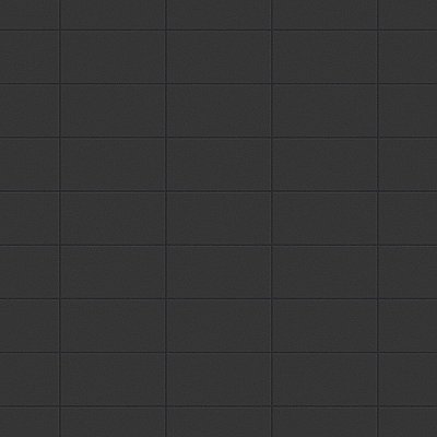 Piscina Brick Nero Matte 4-3/4" x  9-5/8" Porcelain Floor & Wall Tile -34 Tiles Per Case - 11.22 Sq. Ft.