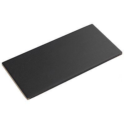 Piscina Brick Nero Matte 4-3/4" x  9-5/8" Porcelain Floor & Wall Tile -34 Tiles Per Case - 11.22 Sq. Ft.