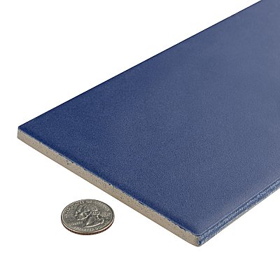 Piscina Brick Cobalt Matte 4-3/4" x 9-5/8" Porcelain Floor & Wall Tile -34 Tiles Per Case - 11.22 Sq. Ft.