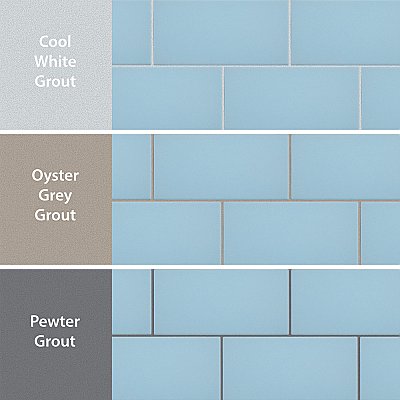 Piscina Brick Matte Light Blue 4-3/4" x 9-5/8" Porcelain Floor and Wall Tile - 34 Tiles Per Case - 11.22 Square Feet