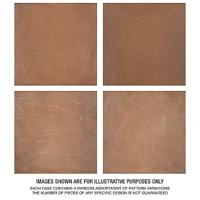 Amaia Rojo 11-7/8" x 11-7/8" Porcelain Floor & Wall Tile - 10 Tiles Per Case - 10.0 Sq. Ft.