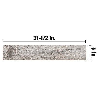 Cava Fino 6" x 31-1/2" Porcelain Floor & Wall Tile - Sold Per Case of 9 - 12.15 Sq. Ft.