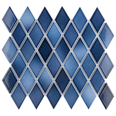 Hudson Kite Glacier 10-1/8" x 11-3/4"  Porcelain Mosaic Tile -10 Sheets Per Case -8.56 Sq. Ft.