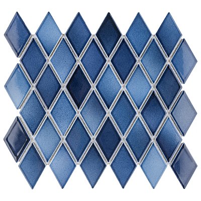 Hudson Kite Glacier 10-1/8" x 11-3/4"  Porcelain Mosaic Tile -10 Sheets Per Case -8.56 Sq. Ft.
