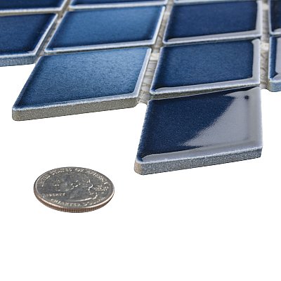Hudson Kite Glacier 10-1/8" x 11-3/4"  Porcelain Mosaic Tile -10 Sheets Per Case -8.56 Sq. Ft.