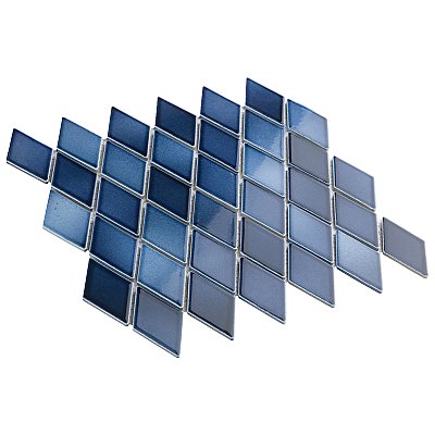 Hudson Kite Glacier 10-1/8" x 11-3/4"  Porcelain Mosaic Tile -10 Sheets Per Case -8.56 Sq. Ft.