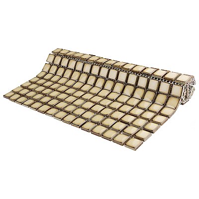 Hudson Edge Caffe 12-1/4" x 12-1/4" Porcelain Mosaic Tile -10 Sheets Per Case -10.6 Sq. Ft.