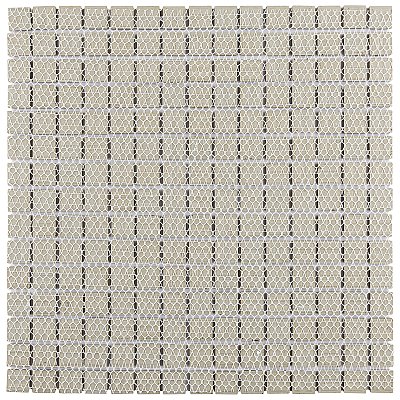 Hudson Edge Caffe 12-1/4" x 12-1/4" Porcelain Mosaic Tile -10 Sheets Per Case -10.6 Sq. Ft.