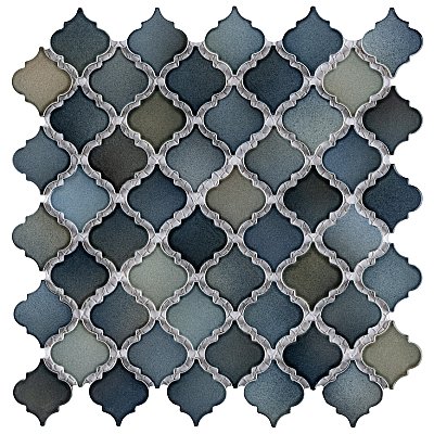 Hudson Tangier Atlantis 12-3/8" x 12-3/8" Porcelain Mosaic Tile -10 Sheets Per Case -11 Sq. Ft.